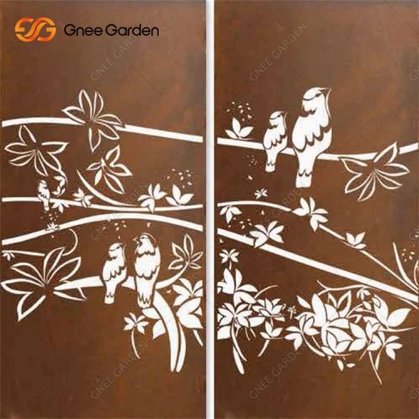 a corten steel screen 7 a corten steel screen 7