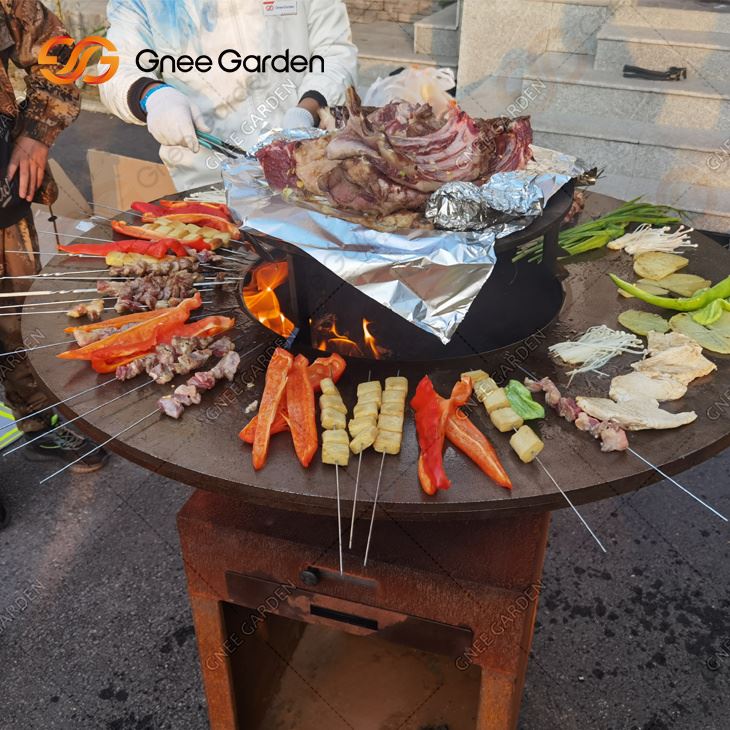 Nướng thịt nướng Thịt nướng than nướng Ngoài trời Nướng than Bbq