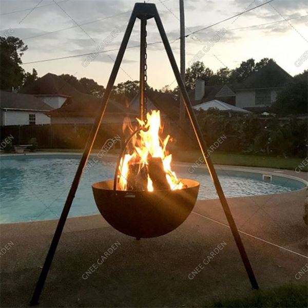 Sử dụng ngoài trời chất lượng cao Corten Steel BBQ Grill
