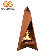 Phòng ngoài trời lò sưởi thép Corten
