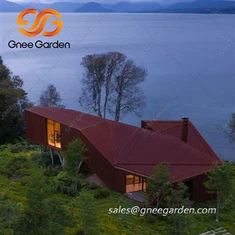 Tấm thép Corten rỉ sét Mặt tiền ốp