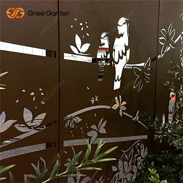 High Quantity Modern Corten Steel Screen