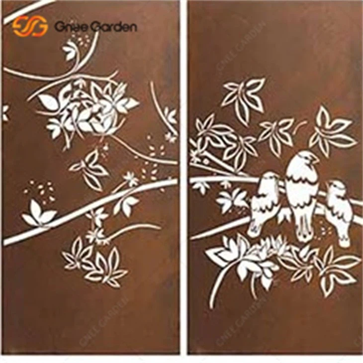 High Quantity Modern Corten Steel Screen
